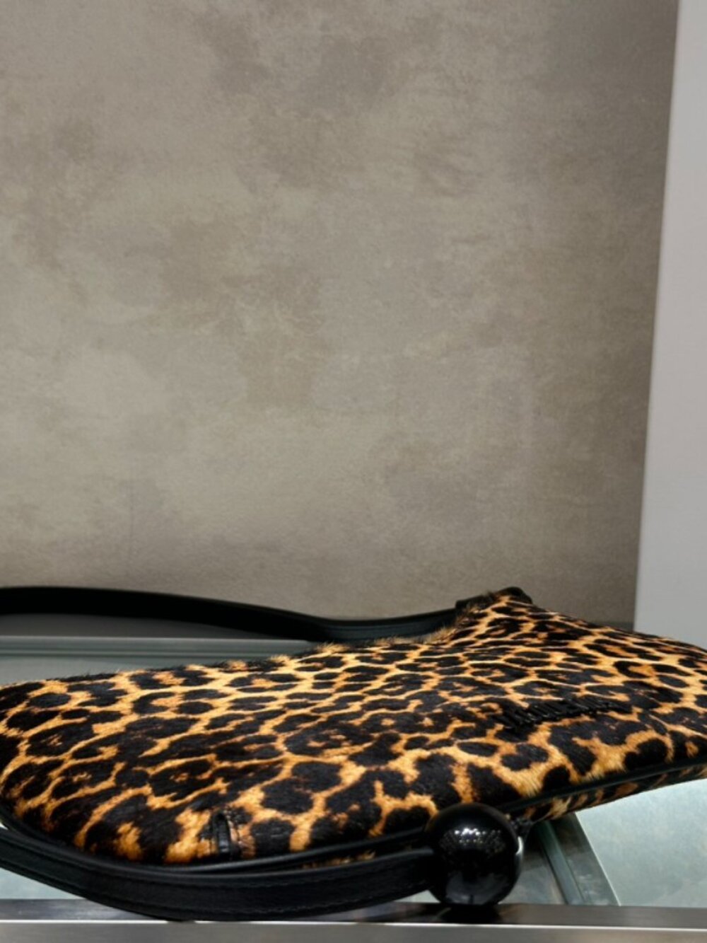 Jacquemus Brown Leopard-Print Shoulder Bag - Picture 6 of 8